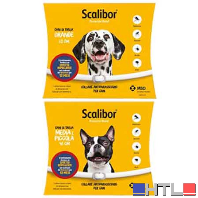 COLLARE ANTIPARASSITARIO 'SCALIBOR' 48 cm - Per cani