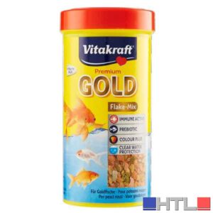 MANGIME PER PESCI ROSSI 'GOLD PREMIUM' VITAKRAFT 40 gr - 250 ml (Confezione da 5 pezzi)