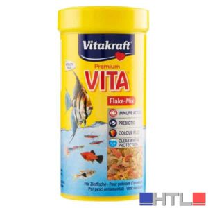 MANGIME PER PESCI TROPICALI 'PREMIUM VITA' VITAKRAFT 42 gr - 250 ml (Confezione da 5 pezzi)