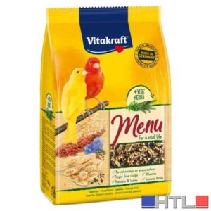 MANGIME PER CANARINI 'MENU' VITAKRAFT 1 Kg (Confezione da 5 pezzi)