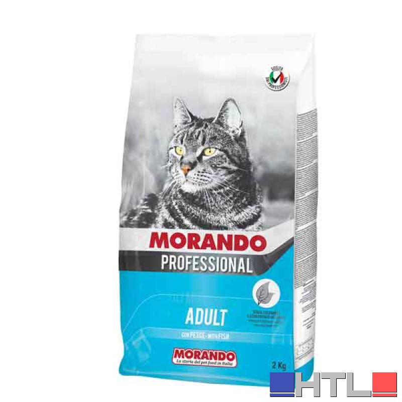 CROCCANTINI PER GATTI MORANDO 7 Kg, Gusto manzo e pollo - Per gatti adulti