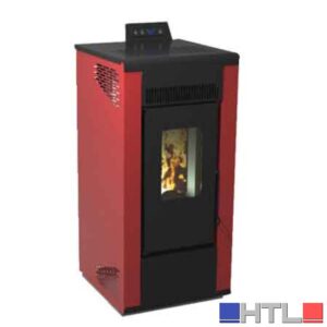 STUFA A PELLET 'ROXY' Kw 7,87 - Colore Bordeaux