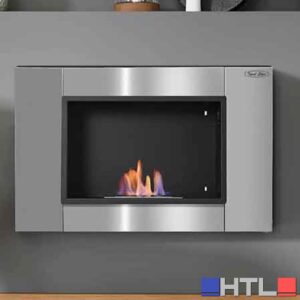 CAMINETTO A BIOETANOLO 'SILVER' CARDINALE 80x14x54h cm