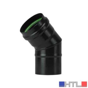 GOMITO A 45° PER STUFE A PELLET 'LIGHT' Ø 100 mm