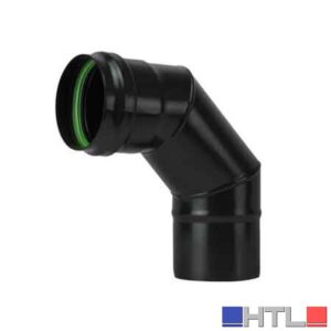 GOMITO A 90° PER STUFE A PELLET 'LIGHT' Ø 100 mm
