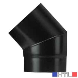 GOMITO A 45° PER STUFA A LEGNA 'PLUS LIGHT' Ø 120 mm