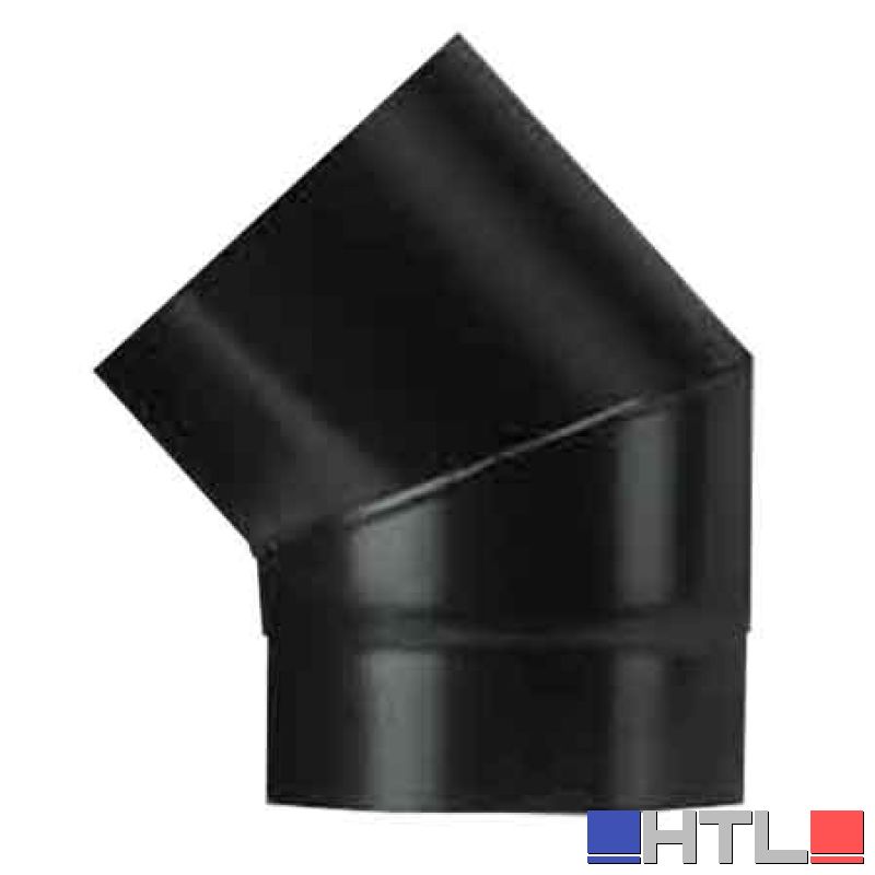 GOMITO A 45° PER STUFA A LEGNA 'PLUS LIGHT' Ø 120 mm