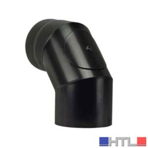 GOMITO A 90° CON ISPEZIONE PER STUFA A LEGNA 'PLUS LIGHT' Ø 120 mm