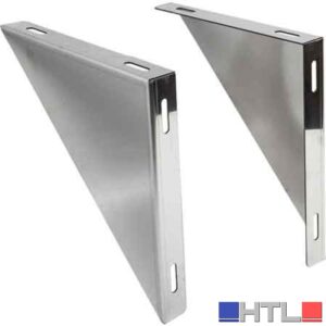 ANGOLARE DI SUPPORTO MURALE 400x400x40 mm - per tubo Ø 150/200 mm