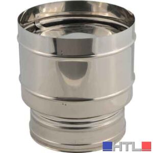 FUMAIOLO DOPPIA PARETE ANTIVENTO Ø 100/150 mm