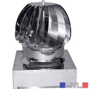 FUMAIOLO INOX QUADRO 'EOLICO' 200x200 mm