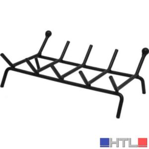 BRUCIALEGNA CON SFERA PER CAMINO 4 Barre, cm 40x30x15h
