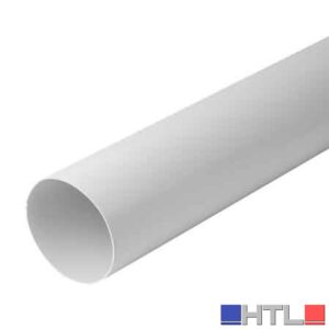 TUBO TONDO PER VENTILAZIONE Ø 100 mm - Barra 1 mt
