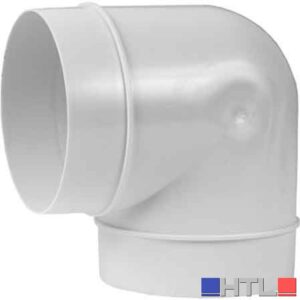 CURVA PER TUBO TONDO  90° - Ø 100 mm
