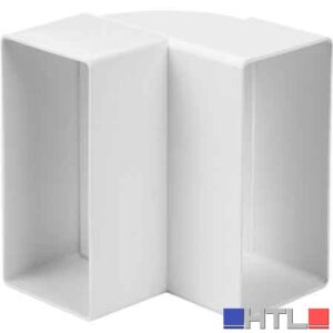 CURVA PIATTA VERTICALE PER TUBO RETTANGOLARE 110x55 mm