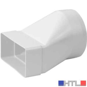 RIDUZIONE DA TUBO TONDO A RETTANGOLARE Da Ø 100 mm a 110x55 mm