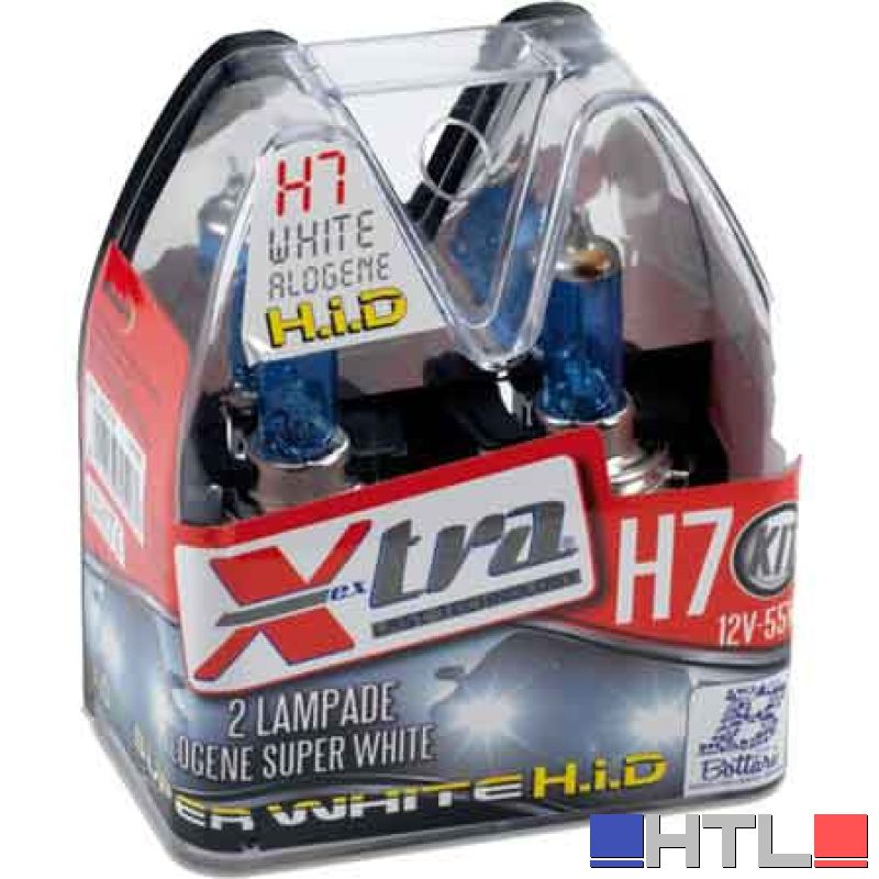 SET 2 LAMPADE 'SUPER WHITE' 12 V H 7 55 W