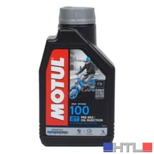 LUBRIFICANTE MOTO '100' 2 TEMPI MOTUL 1 lt