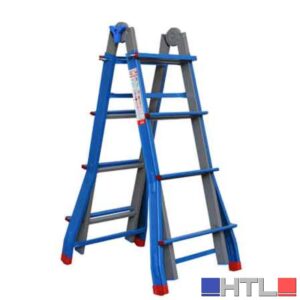 SCALA MULTIUSO 'METALLIKA' 4+4 gradini