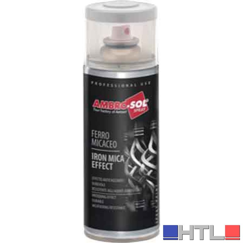 BOMBOLETTA SPRAY FERROMICACEO AMBROSOL 400 ml Argento (Confezione da 6 pezzi)