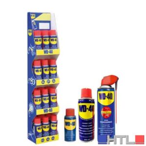 SBLOCCANTE LUBRIFICANTE 'WD-40' 100 ml - Expo Appendibile (Confezione da 24 pezzi)