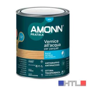 VERNICE ALL'ACQUA PER PARQUET AMONN 0,75 lt - Lucido