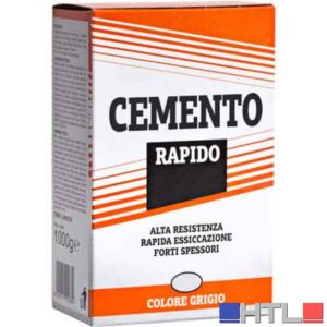 CEMENTO RAPIDO GRIGIO 1 kg (Confezione da 12 pezzi)