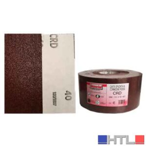 CARTA ABRASIVA 'CRD' Grana 100 - rotolo mm 115x100 mt (Confezione da 100 ML)