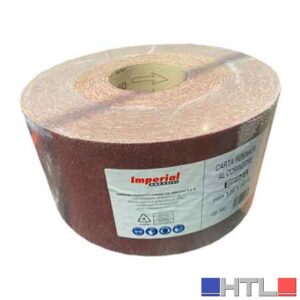CARTA ABRASIVA 'E 28' Grana 100 - rotolo mm 120x50 mt (Confezione da 50 ML)