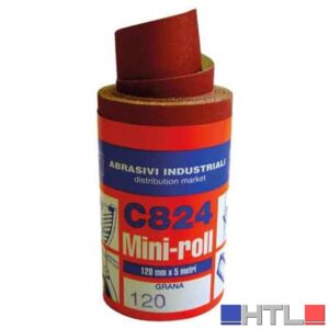 CARTA ABRASIVA 'C824' 5 MT mm 115x5 mt - grana 100