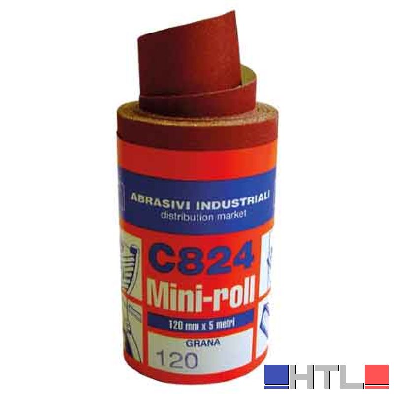 CARTA ABRASIVA 'C824' 5 MT mm 115x5 mt - grana 40