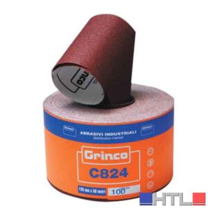 CARTA ABRASIVA 'C824' 50 MT mm 115x50 mt - grana 40