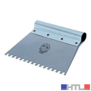 SPATOLE PER BOSTIK C/IMPUGNATURA TUBOLARE '542' PAVAN 200 mm - Dentatura a greca (Confezione da 6 pezzi)