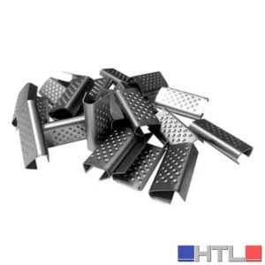 SIGILLI IN ACCIAIO PER REGGETTE IN PLASTICA 13x28 mm, Spess. 0,5 mm - Confezione 4000 pezzi