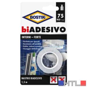 NASTRO BIADESIVO 'INTERNI' BOSTIK mm 19x1,5mt