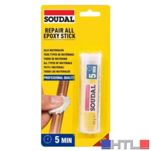 ADESIVO EPOSSIDICO 'ALL EPOXY STICK' SOUDAL 57 gr