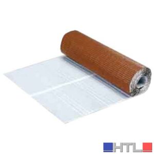 BANDA AUTOADESIVA IN ALLUMINIO 'FLASHINF BAND' 300 mm x 2,5 mt - Colore Marrone