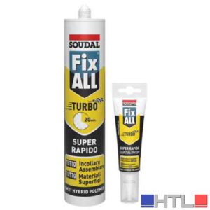 ADESIVO SIGILLANTE 'FIX ALL TURBO' SOUDAL 125 ml - Bianco