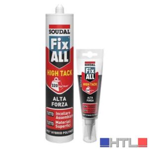 ADESIVO SIGILLANTE 'FIX ALL HIGH TACK' SOUDAL 125 ml - Bianco