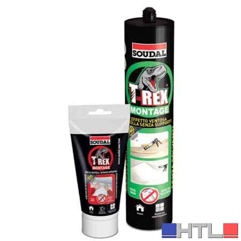 ADESIVO SIGILLANTE 'T-REX EFFETTO VENTOSA' SOUDAL 380 g