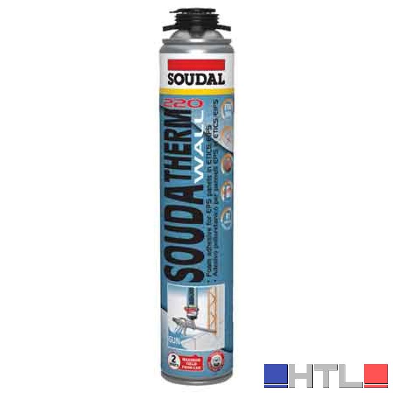 ADESIVO POLIURETANICO 'SOUDATHERM WALL' SOUDAL 750 ml - Pistola