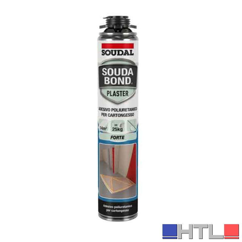 ADESIVO POLIURETANICO 'SOUDABOND PLASTER' SOUDAL 750 ml - Pistola