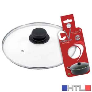 COPERCHIO IN VETRO CON POMOLO Ø 16 cm