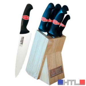 SET COLTELLI CON CEPPO 5 Pezzi