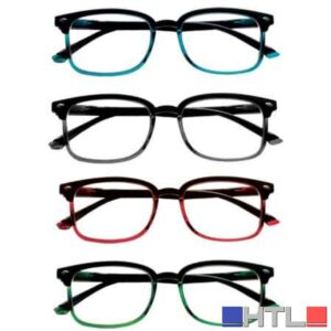 OCCHIALI DA VISTA GRADUATI 'KIT HAWAII' + 1 - Colore Nero/Blu