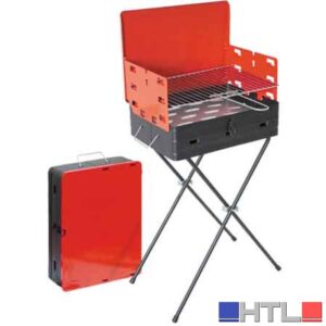 BARBECUE A CARBONELLA 'VALIGETTA' 43x31x77h cm