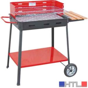 BARBECUE A CARBONELLA 'SUPERMAX' CON APPOGGIO 60x40x85h cm
