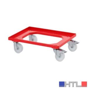 CARRELLO PER CASSETTE ALIMENTI 62x42x14h cm
