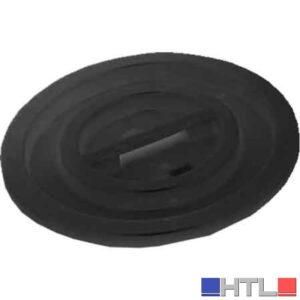 COPERCHIO PER BIDONE PER RIFIUTI NERO 100 lt