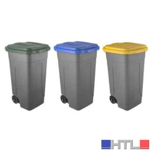 BIDONE PER RIFIUTI 80 lt - Colore blu